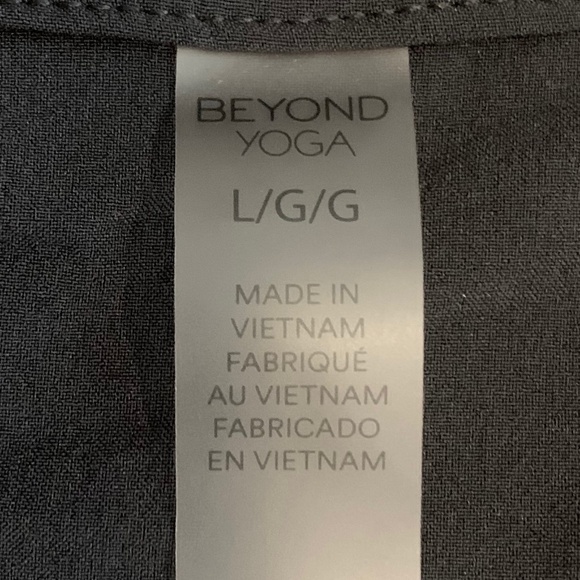 Beyond Yoga Contrast Half Zip Pullover Jacket Black White Women's Large L - Picture 6 of 9